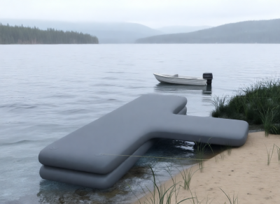 Надувной Т-образный причал (понтон, пирс) из AirDeck