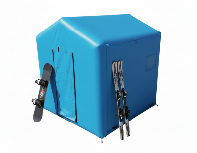 Мобильная надувная палатка для горнолыжных склонов