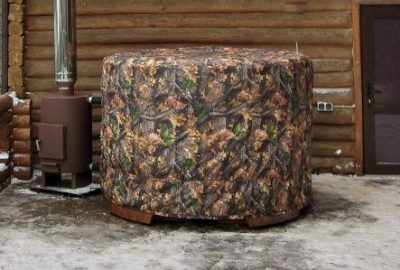 Тент-чехол для купели / банного чана, цвет