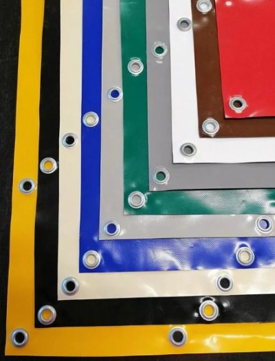 Тент ПВХ с люверсами