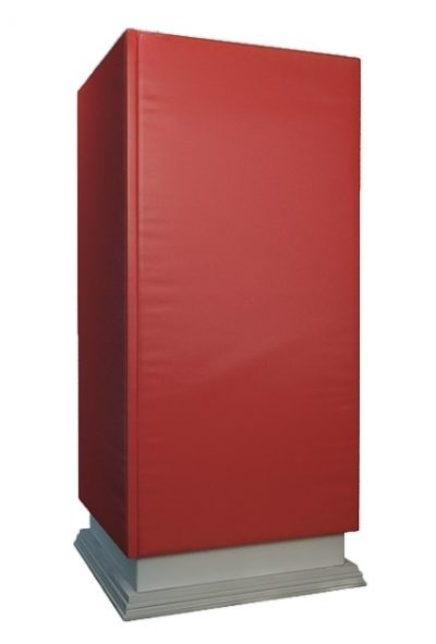 Стеновой мат- защита для колонн, с люверсами (верхнее и нижнее основание)Размер: 2х1х0,03